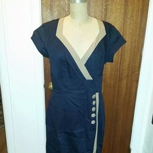 Navy blue dress